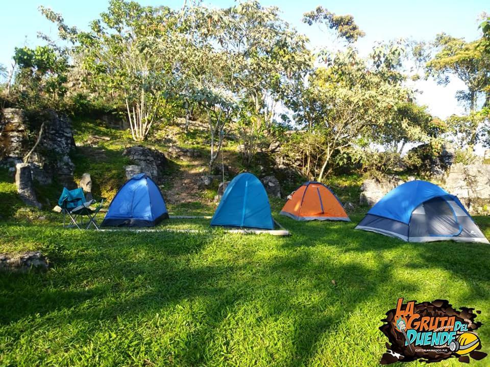 Camp La Gruta Del Duende Otel Cuetzalán del Progreso Dış mekan fotoğraf