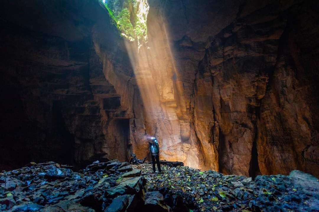 Camp La Gruta Del Duende Otel Cuetzalán del Progreso Dış mekan fotoğraf